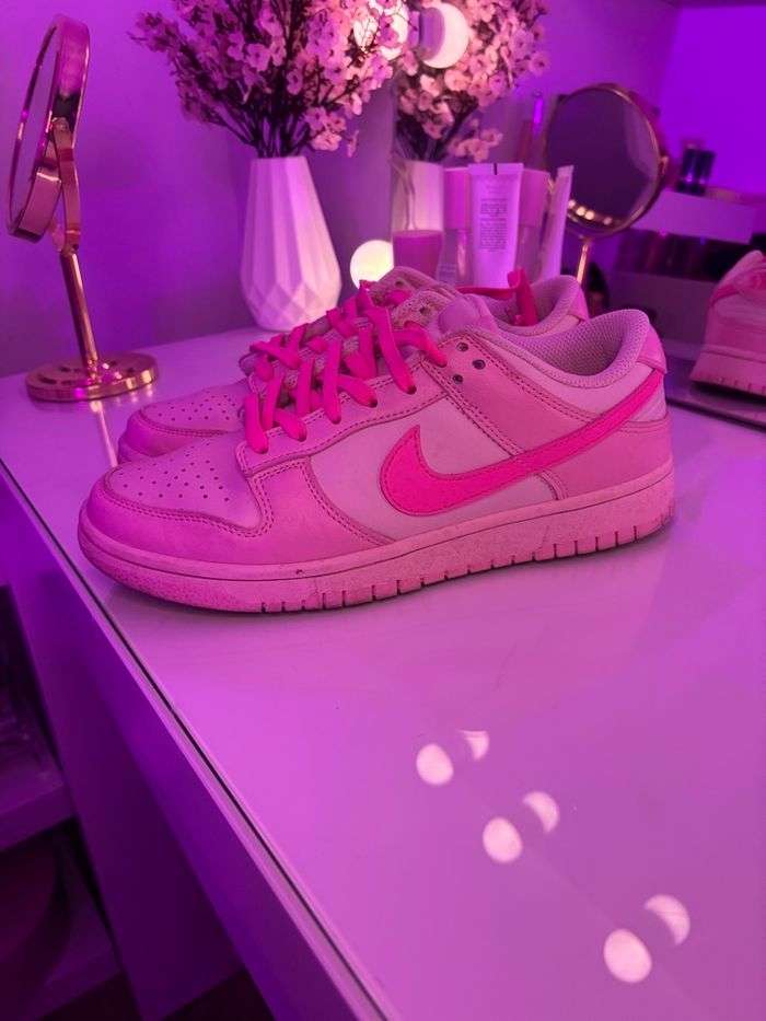 nike dunk low rose - photo numéro 3