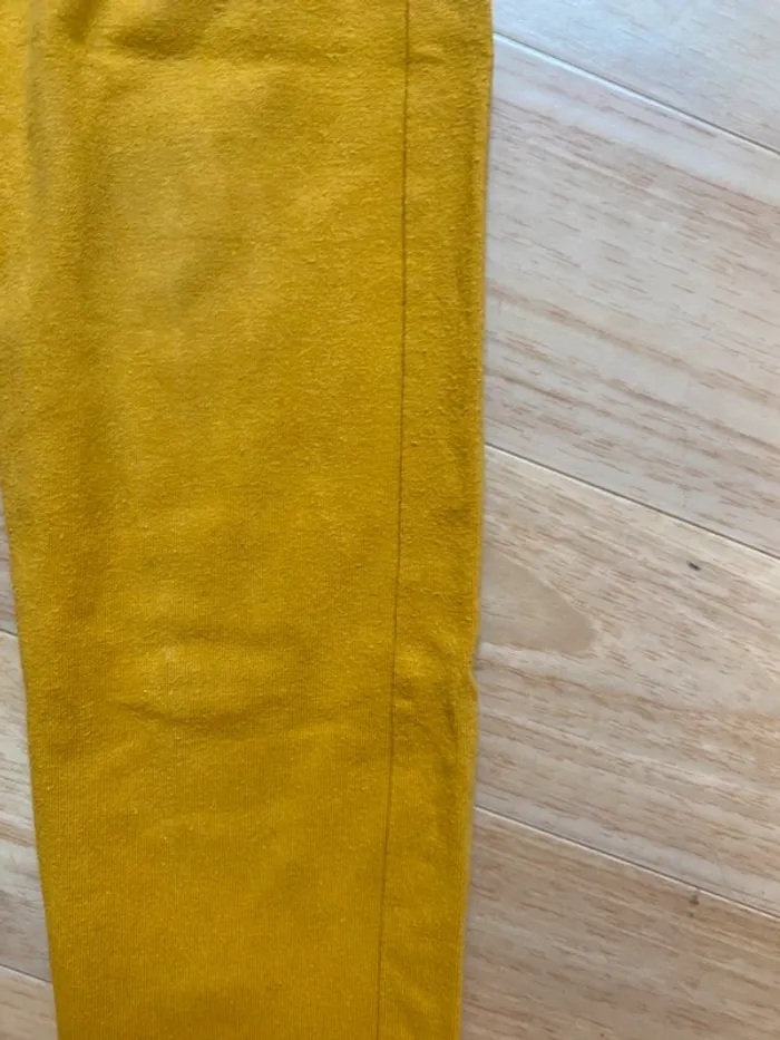 Legging jaune fille taille 10 ans - photo numéro 2
