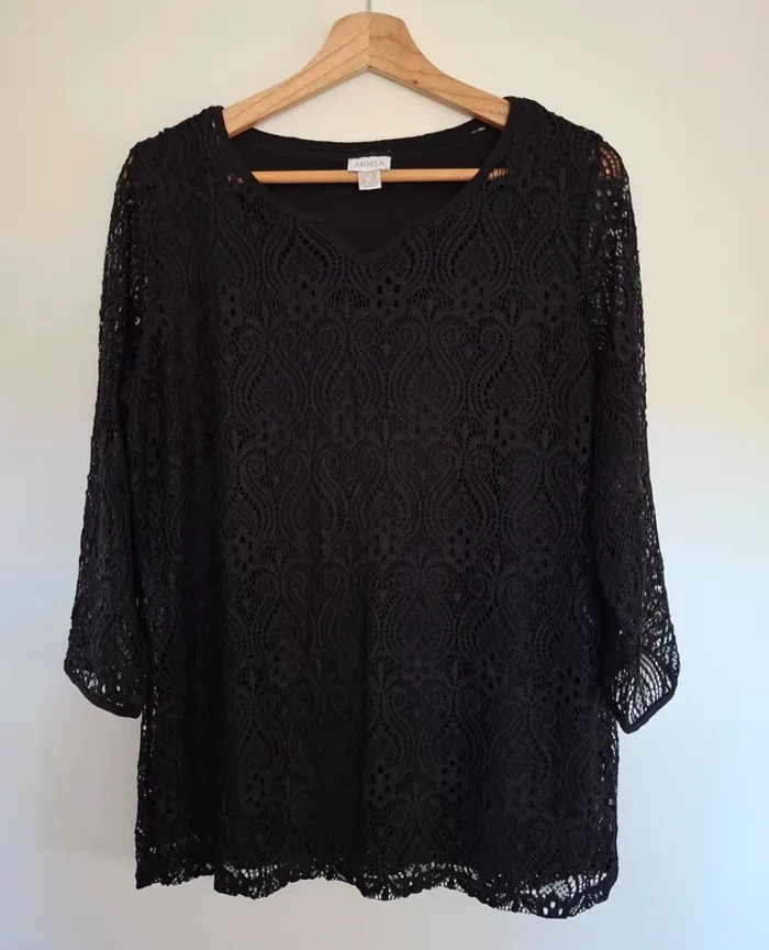 Haut Mona dentelle - photo numéro 3