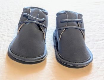 Petites Chaussures Street Bleues Ville Fermeture Lacets Accessoires Petits Enfants Bébés