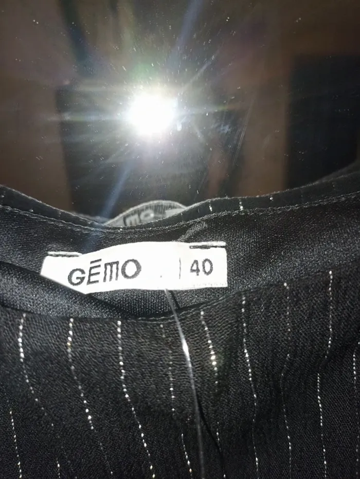 Robe Gémo noire et argenté Taille 40 - photo numéro 5