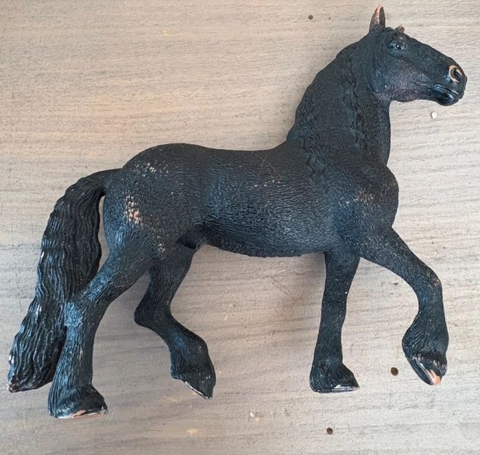 Lot 2 chevaux Schleich et Papo + 1 chouette - photo numéro 2