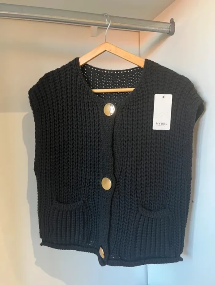 Gilet sans manche noir - photo numéro 2