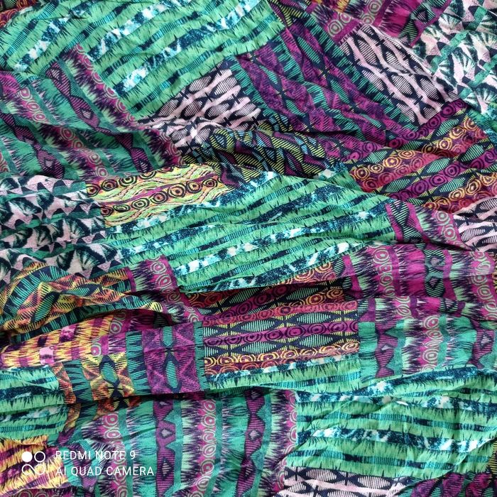 Jupe patchwork wax t36/38 - photo numéro 6