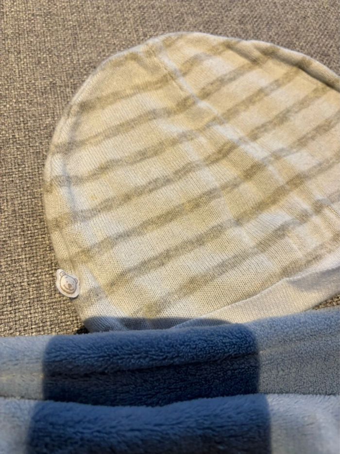 Ensemble bonnet + écharpe noukies - photo numéro 2