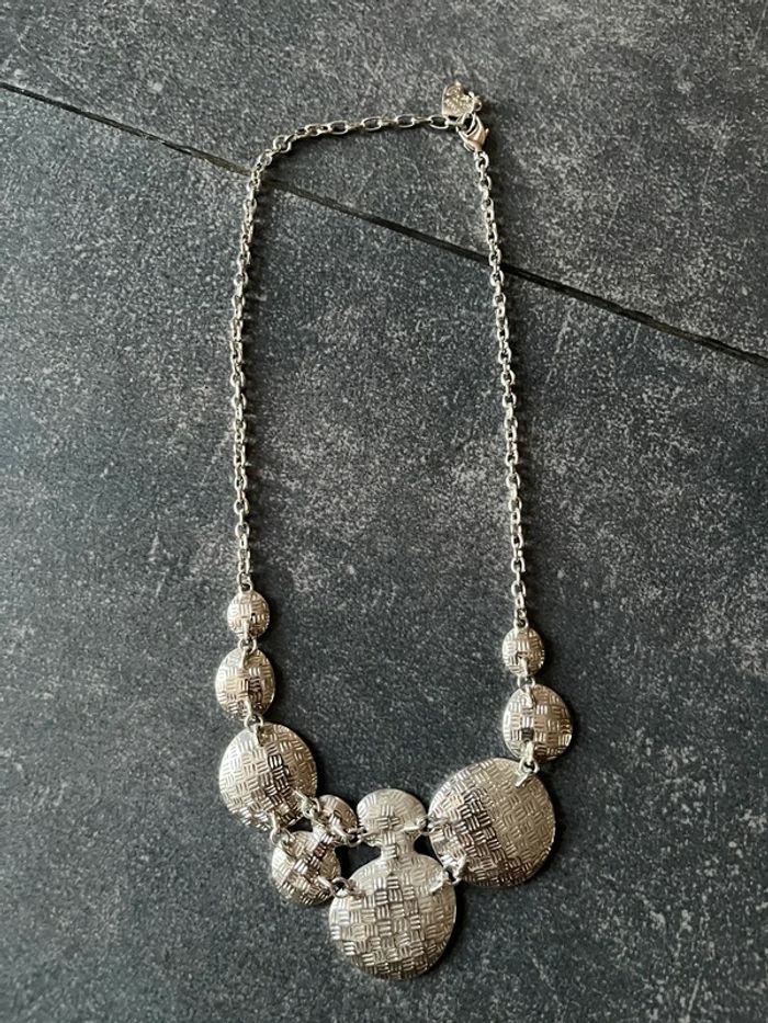 Collier fantaisie argenté Gelys Paris - photo numéro 3