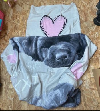 Housse de couette chien 1 personne