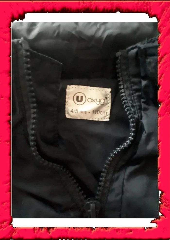 Veste coupe vent type kway 4/5 ans 110 cm - photo numéro 4