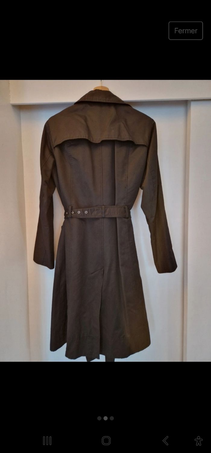 Manteau imperméable zara noire - photo numéro 2