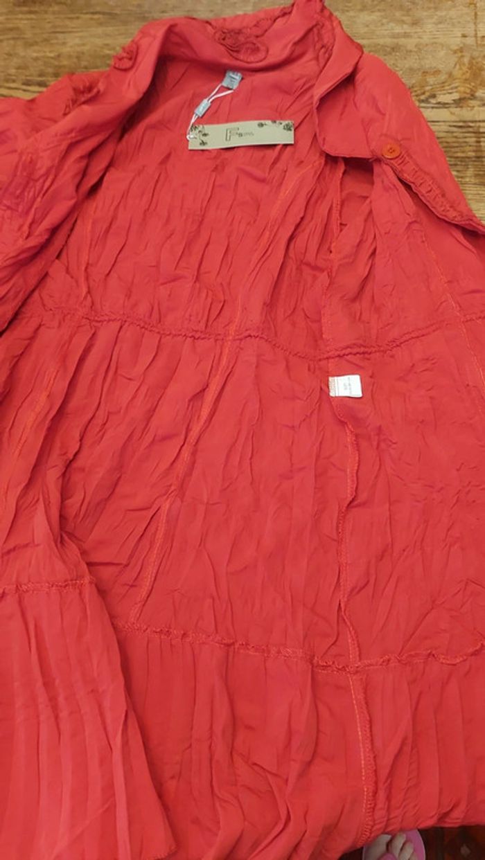 Pardessus rouge, léger FranStyle fr 44 neuf - photo numéro 11