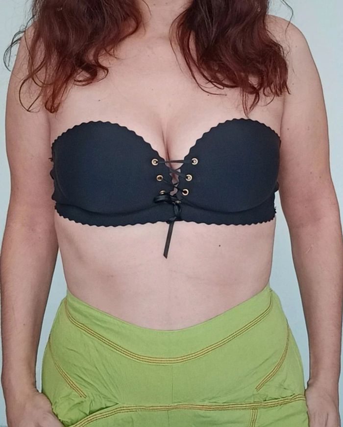 Pantacourt fluide ethnique anis Coline T.36 - photo numéro 3