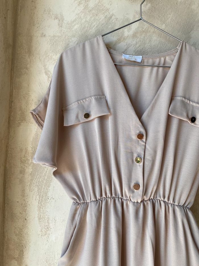 Robe beige Ineo couture M - photo numéro 4