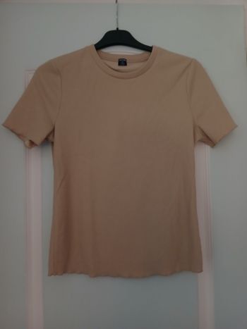 T-shirt marron clair Kiabi