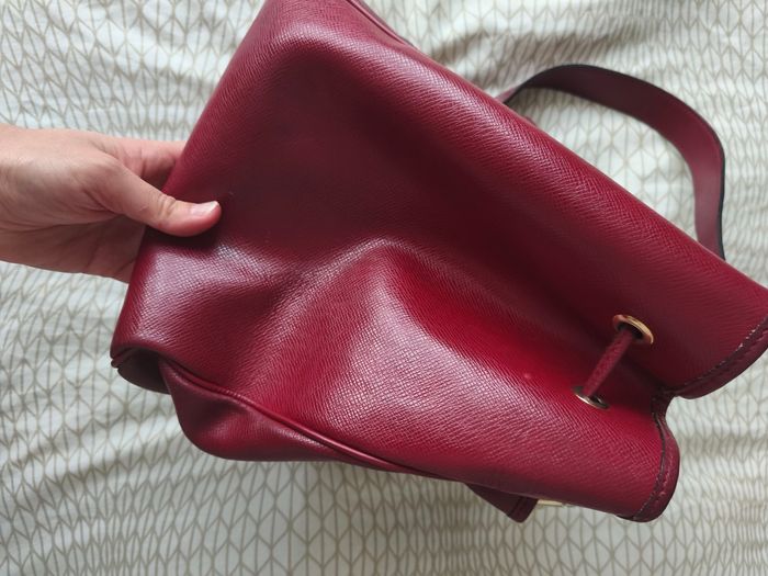 Sac seau cuir Lancaster Vintage - photo numéro 7