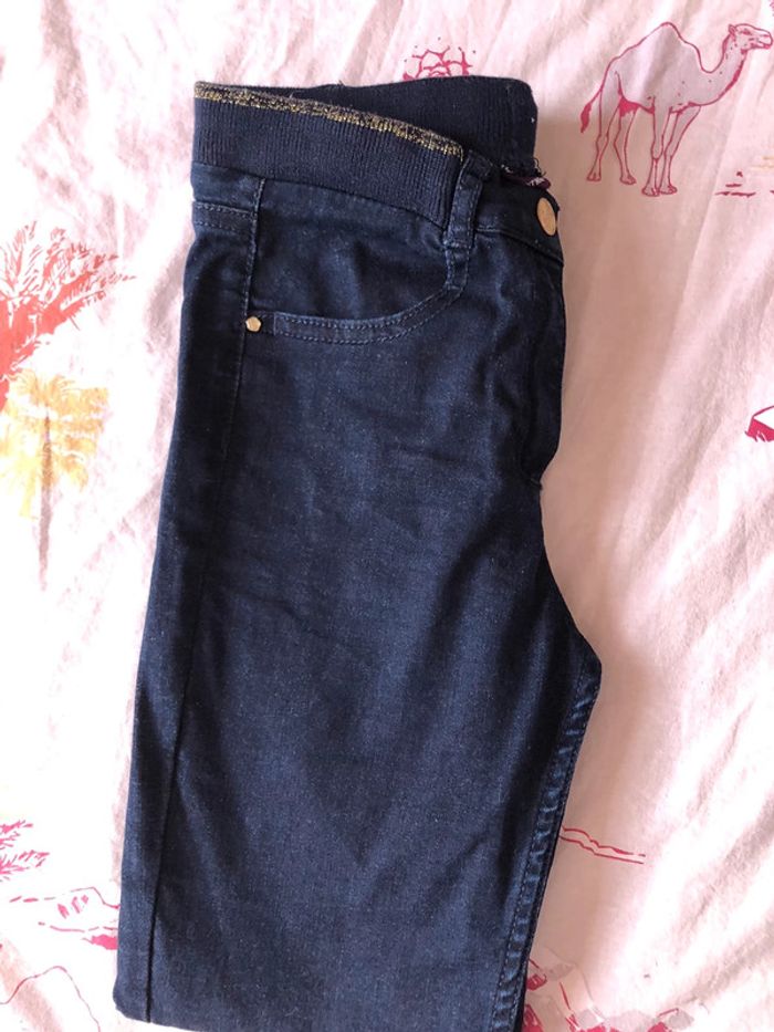 Jean jegging fille 10 ans sergent major neuf - photo numéro 2