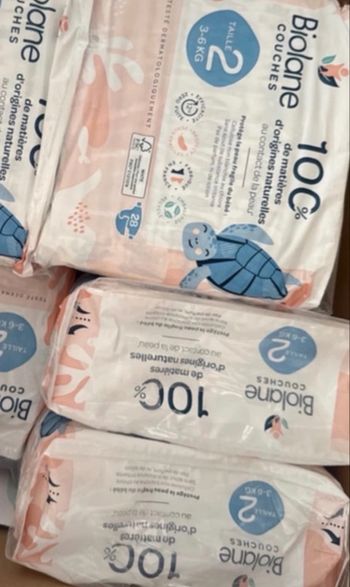 Couches biolane taille 2 