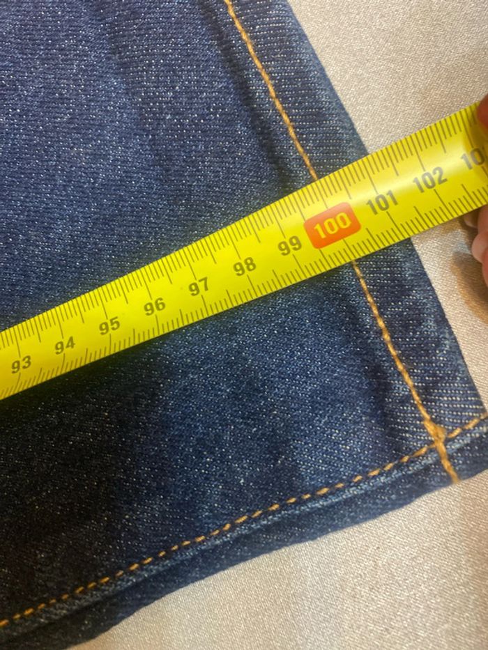 Jean bleu foncé slim taille haute ajustable Levi’s taille 14 ans neuf - n23m - photo numéro 10