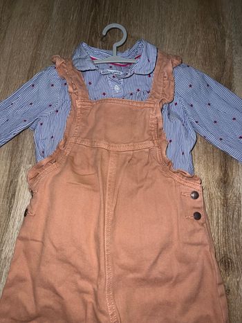 Ensembles salopette chemise 