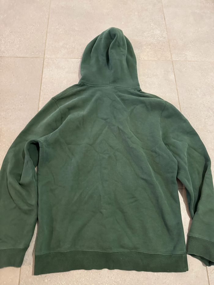 Sweat à capuche vert Stussy, bon état, taille L - photo numéro 6