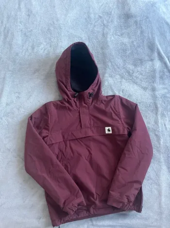 Carhartt Nimbus Pullover | Veste bordeaux Anorak Homme