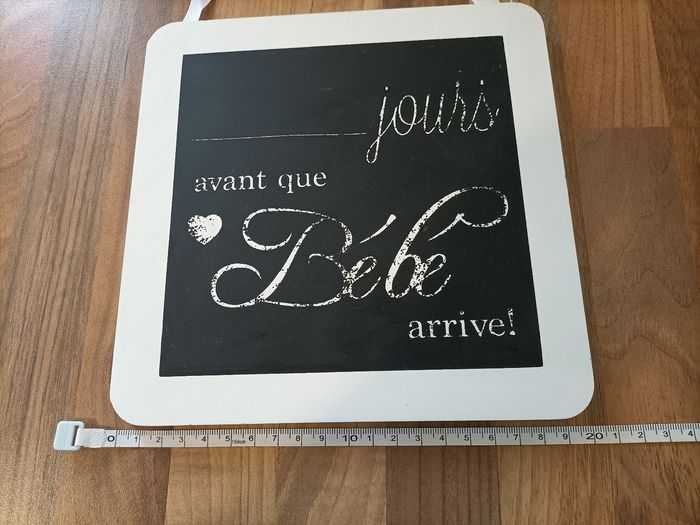 Joli cadre pour compter les jours avant naissance de bébé - photo numéro 5