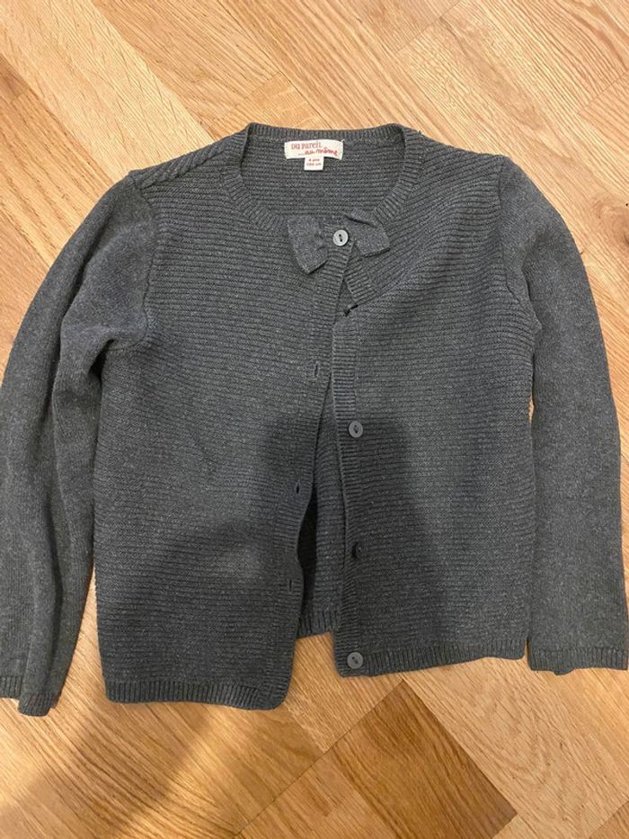 Gilet gris 4 ans