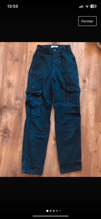 Pantalon cargo noir