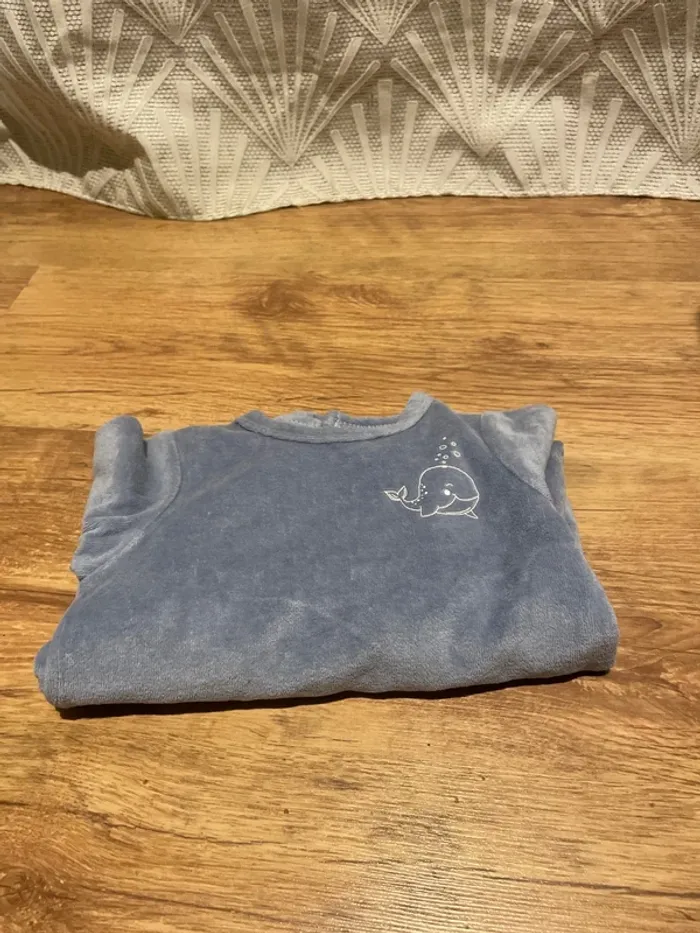 Pyjama velours baleine