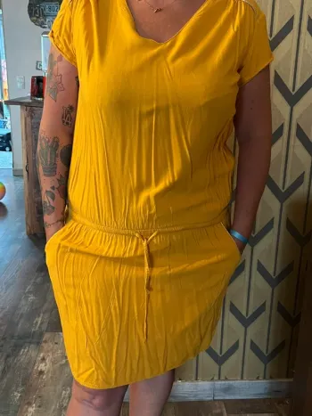 Robe jaune d’été