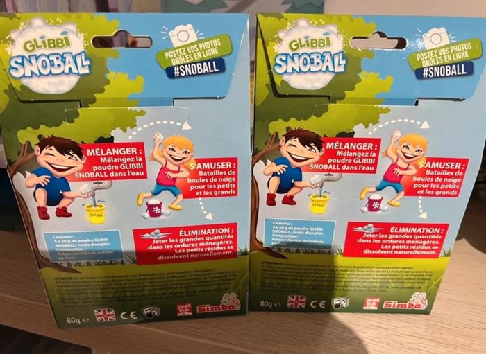 1 lot de 2 kit de fabrication de boules de neige Glibbi snoball - photo numéro 2