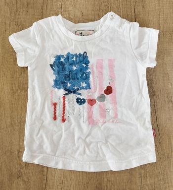 T-shirt manches courtes blanc taille 9 mois Levi's