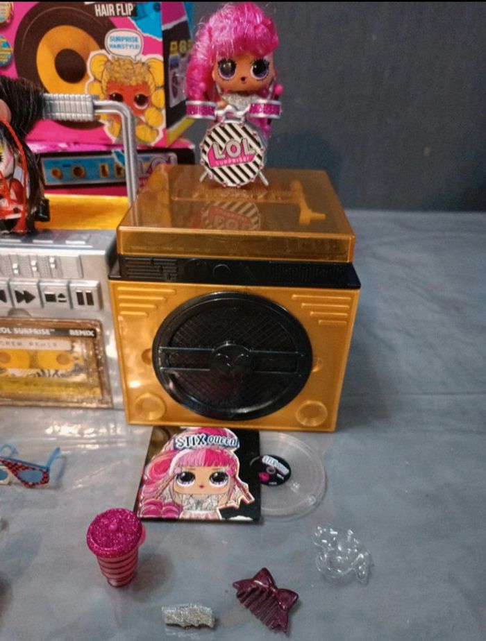 Lot de 3 Lol Surprise remix hairflip et pets - photo numéro 10