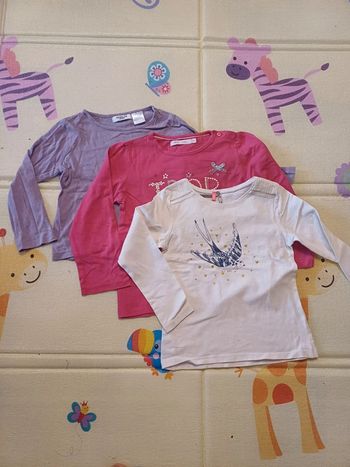 Lot t-shirts manches longues