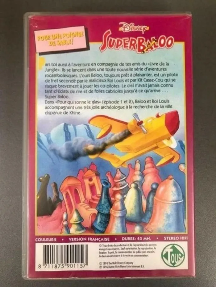 VHS SuperBaloo : Pour une poignée de sable! - photo numéro 3