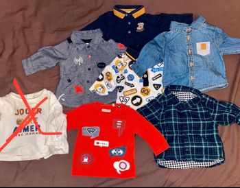 Lot chemises polos 3 mois