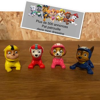 Idée Cadeau 🎁 Lot de 4 Figurines Formule 1 de la Pat Patrouille