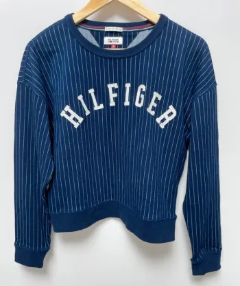 Tommy Hilfiger blue striped sweater Womens size S