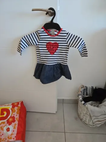 Robe manche longue 18 mois