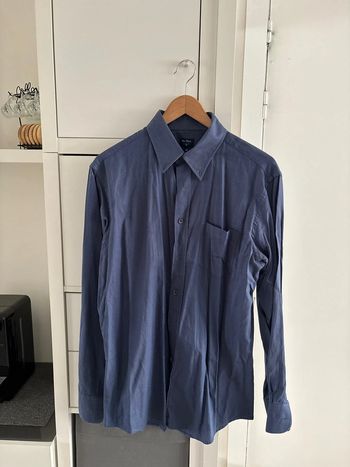 Chemise unie bleue