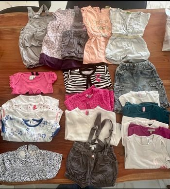 Lots bébé fille  9 mois été