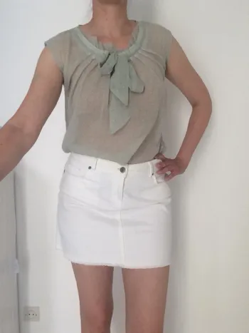 Top Etam été vert d’eau taille 40