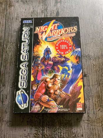 Night Warriors darkstalkers’ Revenge Sega Saturn incomplet PAL