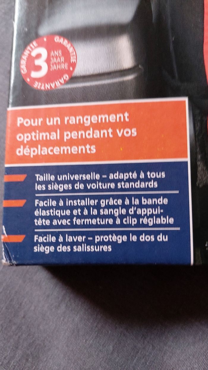 Organiseur de siège auto - photo numéro 2