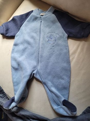 Pyjama polaire in extenso 1 mois