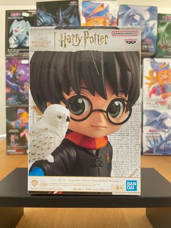 Harry Potter - Qposket - Figurine Harry Potter & Hedwige