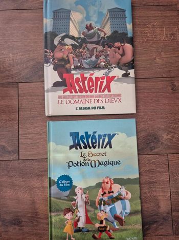 Lot  de  2 livres Astérix