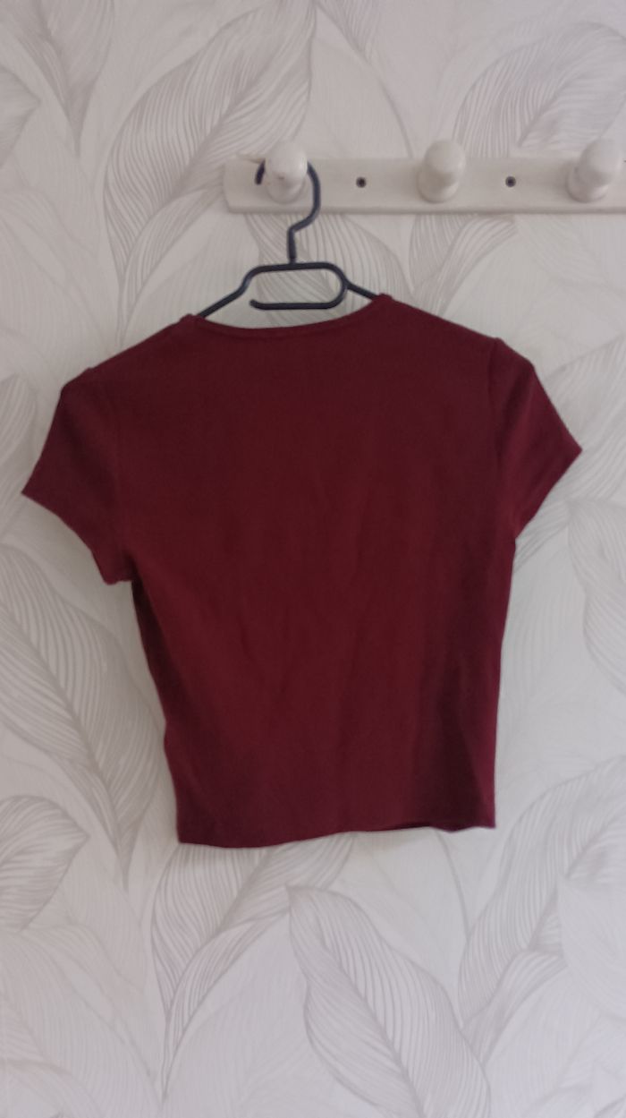 Tee-shirt court femme M - photo numéro 3