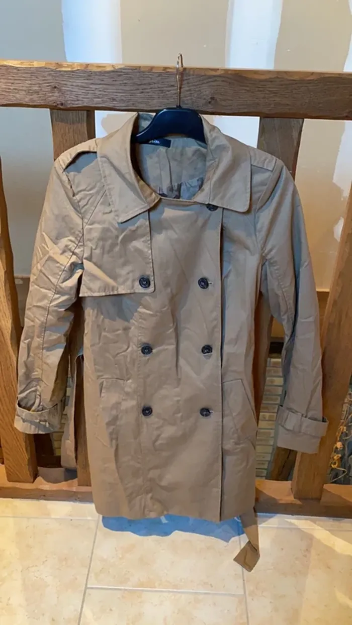 Veste Trench femme, beige, taille 36