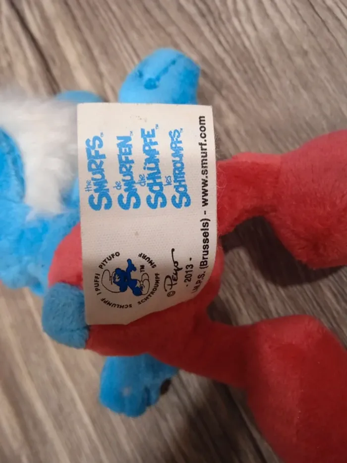 Peluche "Schtroumpfs" hauteur 17 cm - photo numéro 3