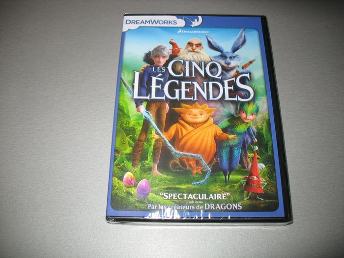 DVD : LES CINQ LÉGENDES "DREAMWORKS" - NEUF - n°06